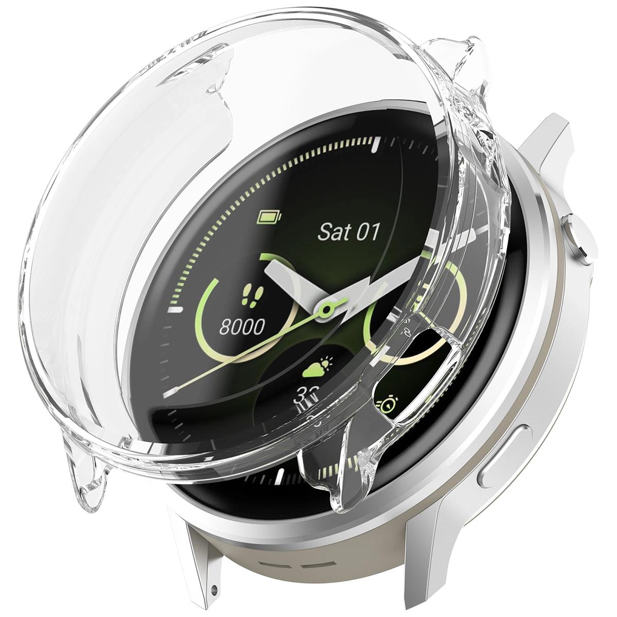 Plecki ze szkłem Bizon Case Watch Felipe dla Garmin Venu 4 41 mm